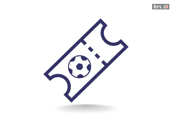 Översikt över fotbollsplan — Stock vektor
