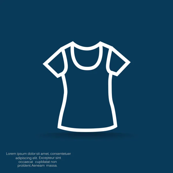 T-shirt web icon — Stock Vector