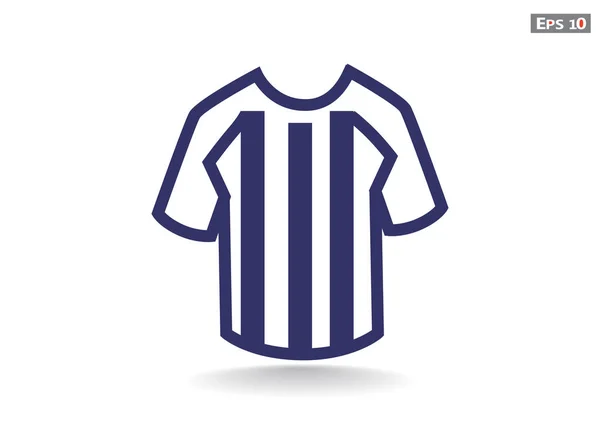 Football T-shirt icône web — Image vectorielle