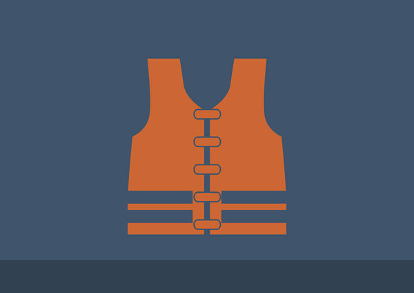 Vest, web icon.