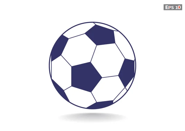 Fußball-Web-Ikone — Stockvektor