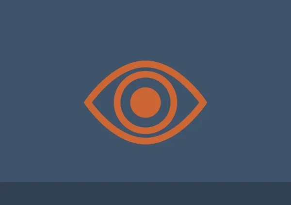 Auge-Netz-Symbol — Stockvektor