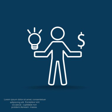 Adam ve ışık işareti fikirler