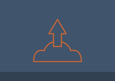 Bulut dosya download simgesi