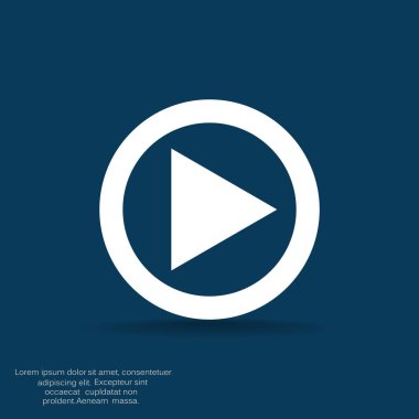 düğme web simgesi oynamak