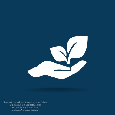 çevre koruma bir el işareti Filiz