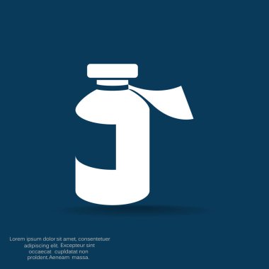 Tıp şişe web simgesi 