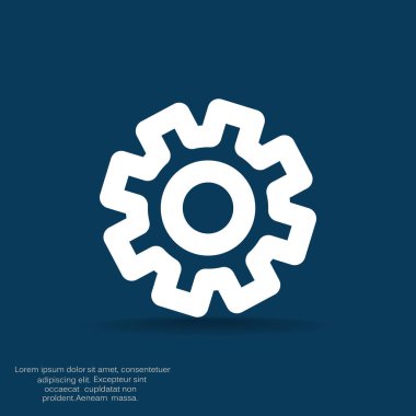 Tek yönlü dişli basit simgesini