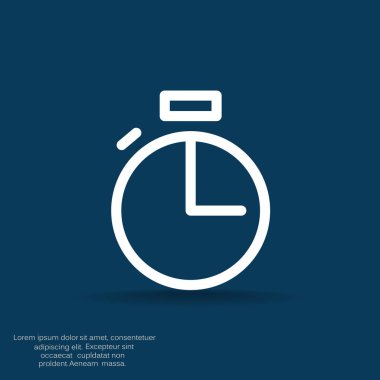 Basit kronometre web simgesi