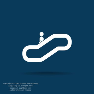 Yürüyen merdiven web simgesi