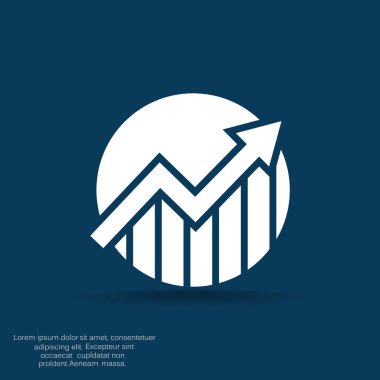 iş büyüyen grafik sunum simgesini