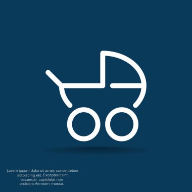 bebek arabası simgesi