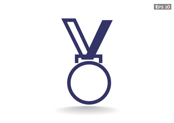 Medaille web pictogram — Stockvector