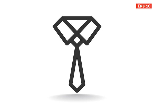 Simple tie icon