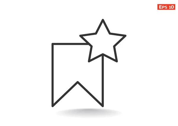 Etiqueta estrella icono web — Archivo Imágenes Vectoriales