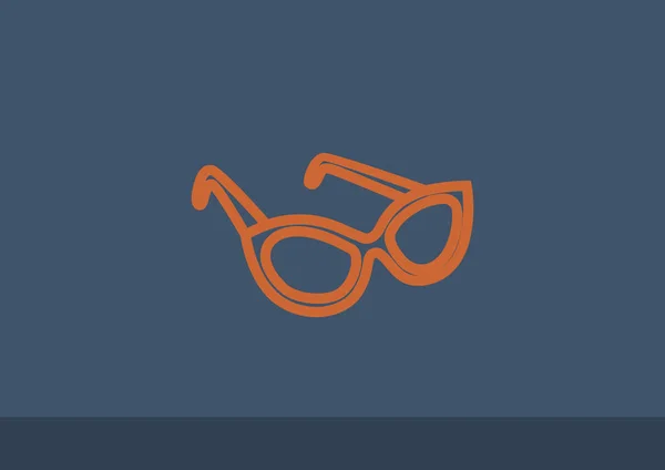 Glasses web icon — Stock Vector