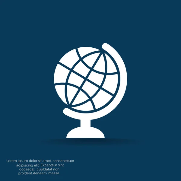 Globe web icon — Stock Vector