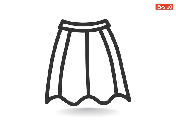 Skirt web icon — Stock Vector