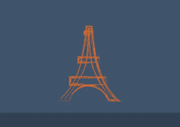 Значок Эйфелевой башни — стоковый вектор