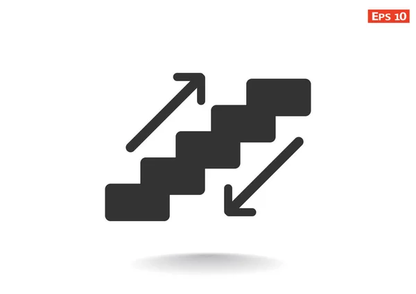 Icône web escalator — Image vectorielle