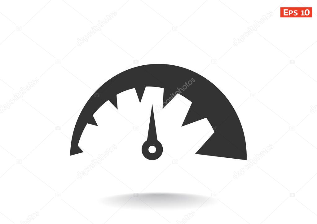 Simple speedometer web icon