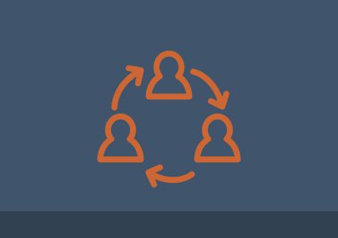 Grup insanlar basit web simgesi