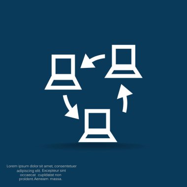 Bilgi değişimi simgesi