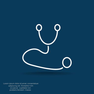 basit stetoskop simgesi