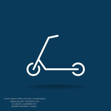 Scooter için çocuk simgesi