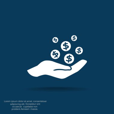 İnsan eline düşen paraları