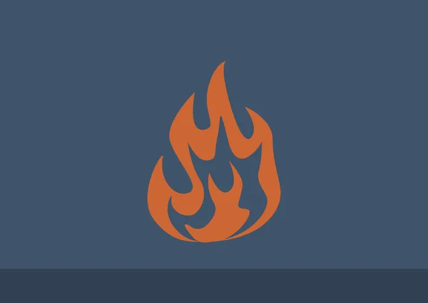 Fire web icon — Stock Vector