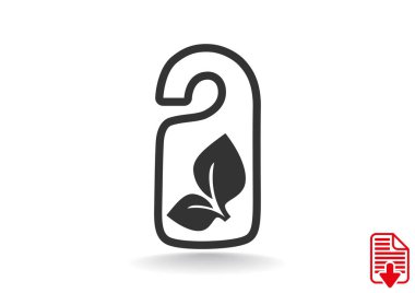 Eko etiket simge asılı