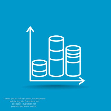 iş büyüyen grafik sunum simgesini
