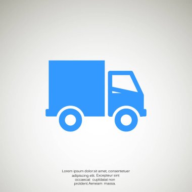 Basit kamyon web simgesi