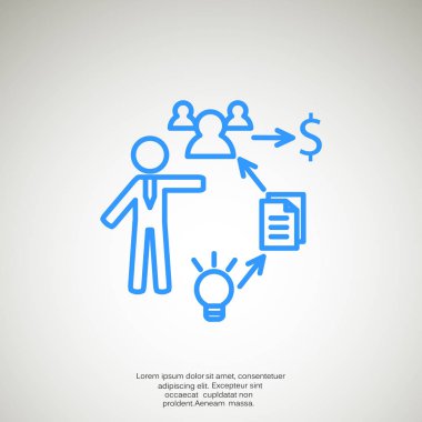 İş basit web simge kümesi