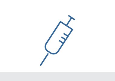 Basit şırınga web simgesi