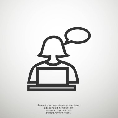 Video konferans simgesi