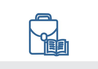 Çantanı açık kitap ile