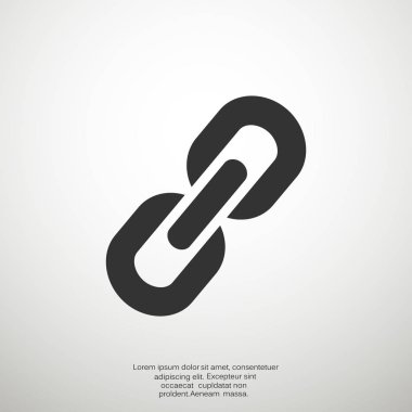 basit zincir simgesi