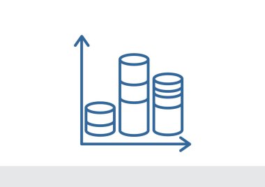 iş büyüyen grafik sunum simgesini