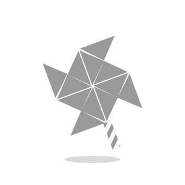 Yel değirmeni pervane oyuncak web simgesi