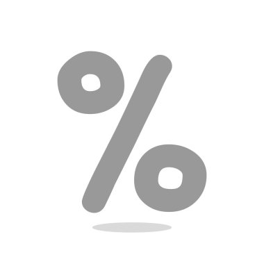 Basit yüzde simgesi simgesi