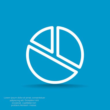 Yüzde kavramı yuvarlak web simgesi