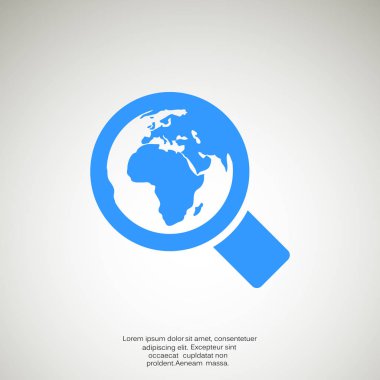 Basit büyüteç simgesini