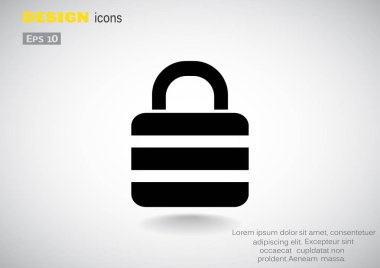 kapalı kilit simgesi