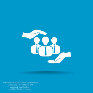 İnsanlar ve eller grup 