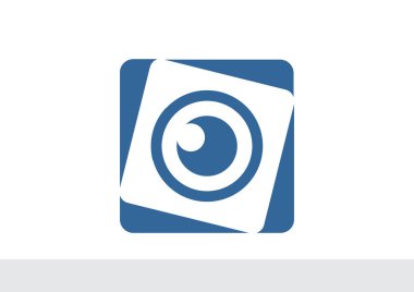 Objektif göz web simgesi