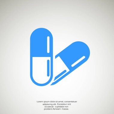 Hapları veya kapsül simgesi