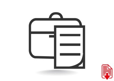 Basit Evrak Çantası'nı web simgesi