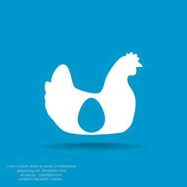 Tavuk yumurta simgesiyle